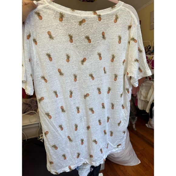 Rails CARA PRINTED TEE WHITE PINAS Size XL Brand New - Picture 13 of 14